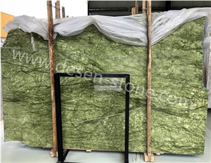 Dandong Green/Emerald Green Marble Stone Slabs&Tiles Flooring Covering