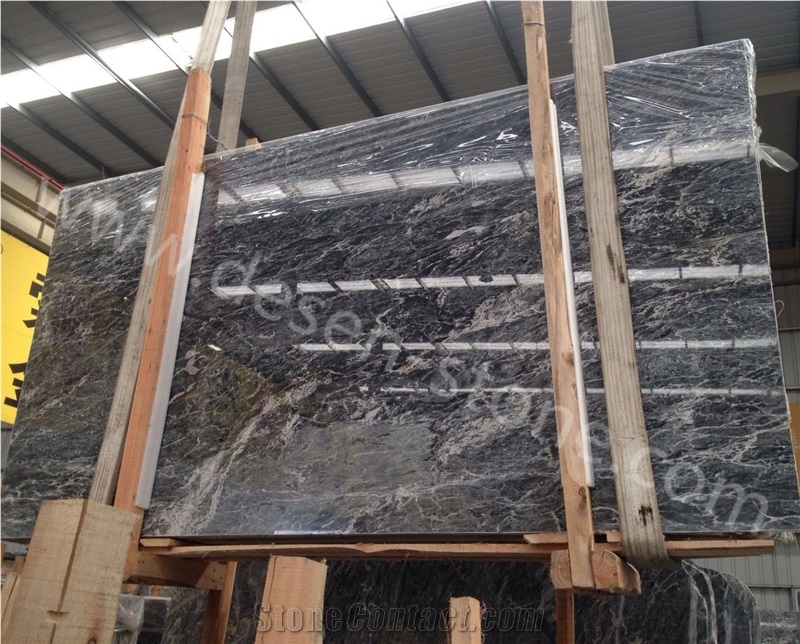 Jaguar Grey/Supren Afrodit Fume Marble Stone Slabs&Tiles Wall Covering
