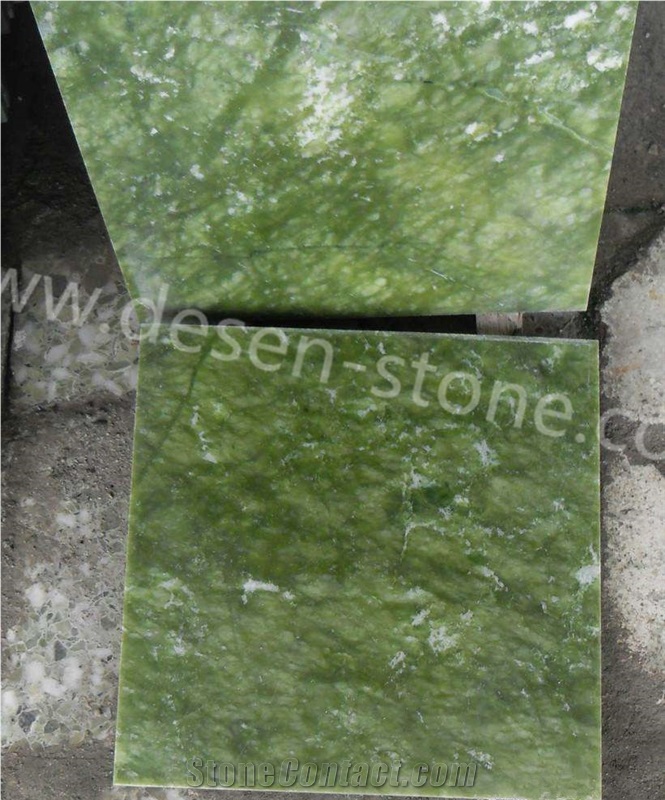 Verde Giada/Spring Green/Ming Green Marble Stone Slabs&Tiles Patterns