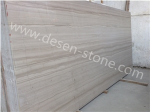 White Wooden/China Serpeggiante Marble Stone Slabs&Tiles for Countertops