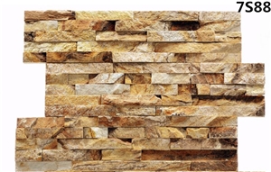 Stacked Stone Panel,Desert Rusty,Natural Slate,Wall