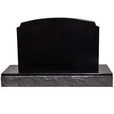 Black Granite Rectangular Monument