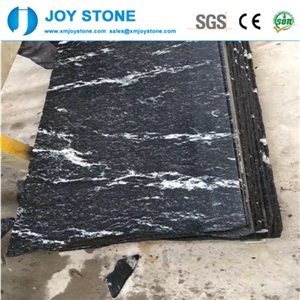 Black Snowflake Granite Cheap Price Polished Granite Tiles Gray