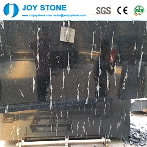 Black Snowflake Granite Polished Cheap China Granite Slabs