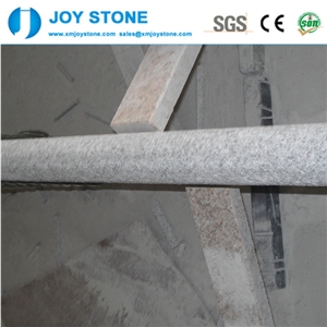 Cheap Flamed Hubei Sesame White G603 Granite Step with Bull Nose Edge