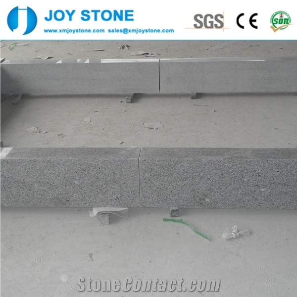 Cheap Rough Finish Padang Light G603 Granite Walkway Kerbstone Curbs