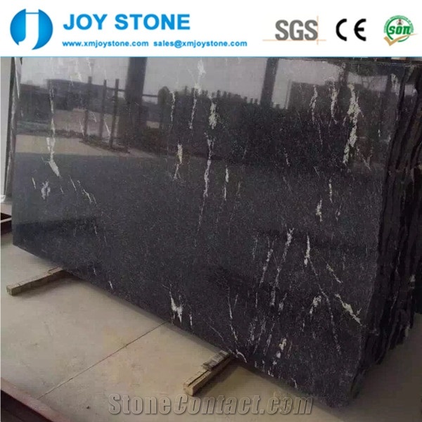 Cheap Thin Shan Dong Snow Gray Granite Slabs Polished