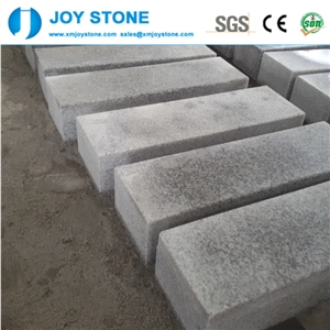 China Crystal White G603 Granite Rough Finish Park Kerbstone Curbstone