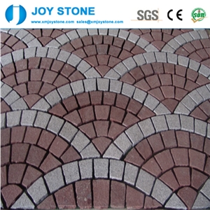 China Hot Sell Dayang Red Porphyry Granite Flamed Garden Pavements