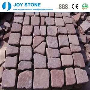 China Hot Sell Dayang Red Porphyry Granite Flamed Outdoor Floor Pavers