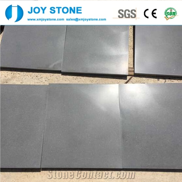 Chinese Cheap Custom Size Tiles Hainan Black Basalt 24 X24