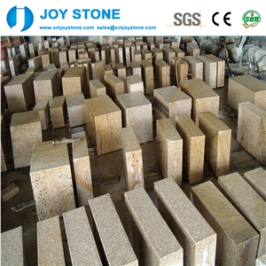 G682 Granite Kerbstone Types Flamed Cube Yellow for Sale