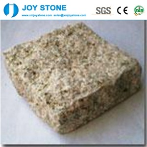 G682 Yellow Natural Granite Cubestone Customized Size