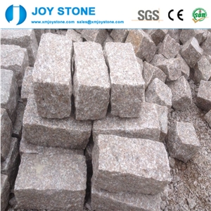 G687 China Cheap Granite Curbstones Cube Stone Natural Split Surface