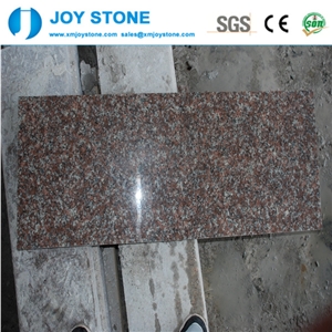 G687 Granite Wall Tile Cladding Red Polished Floor