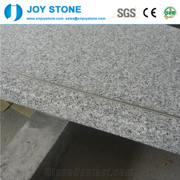 Germany Style Custom Design Polished G603 Bianco Crystal Granite Steps
