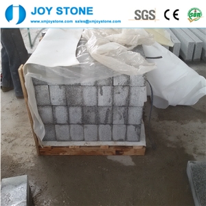 Jiangxi G603 Light Crystal Granite Flamed Landscaping Kerbstone Kerbs