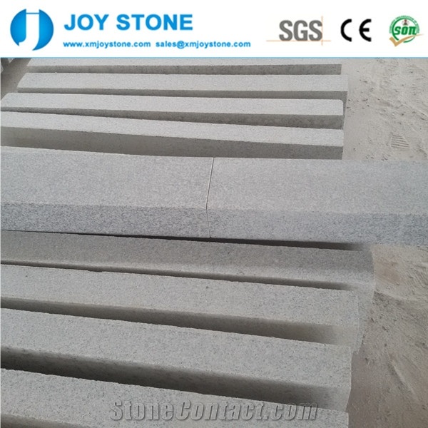 Whole Sale New G603 Light Grey Granite Flamed Park Kerbstone Curbstone