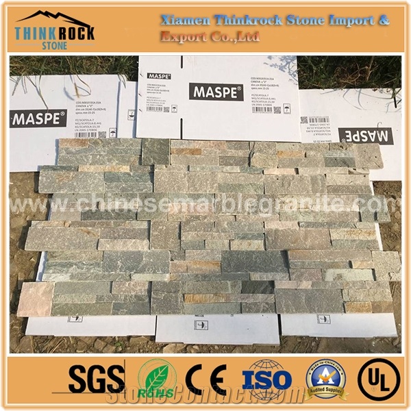 China Economical Natural Cleft Basalt Grey Ledge Ledgestone Wall