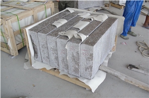 Chinese Cheap Price G648 Polished Golden Brown Granite Kerb Stone