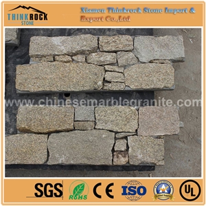 Chinese Hot Sale Thick G682 Granite Yellow Culture Diy Stone Veneer