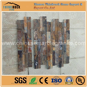 Direct Sale Rusty Yellow Mixed Grey Culture Cultured Stone Veneer