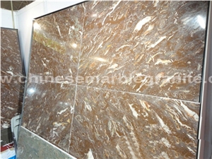 Fine-Grained White Woolen Yarn Veins Red Marble Wall Tiles