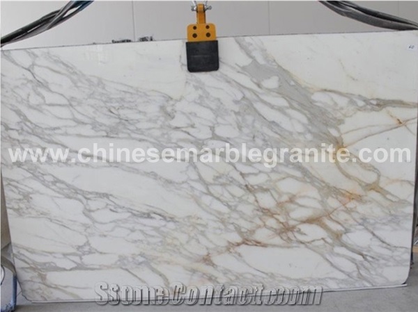 Great Natural Fossil Yellow Wooden Veins White Marble Wall Tiles