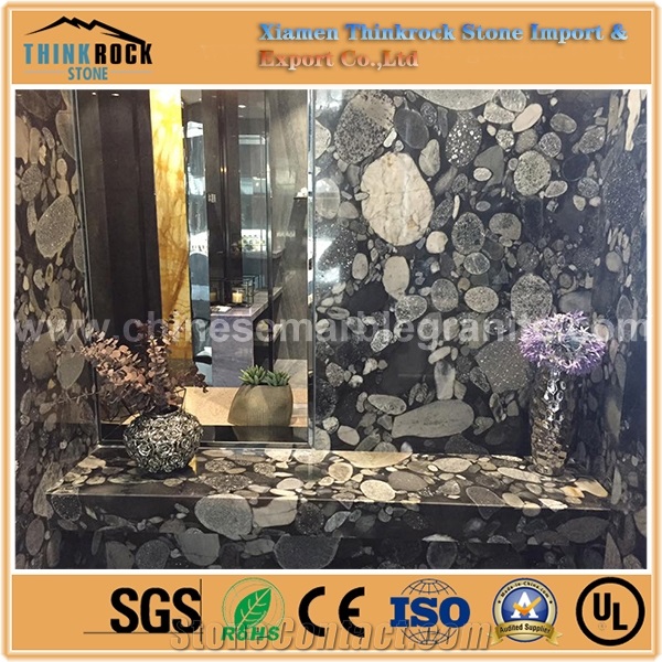 Luxury Colorful Polished Beige Yellow Marble Wall Covering Tiles