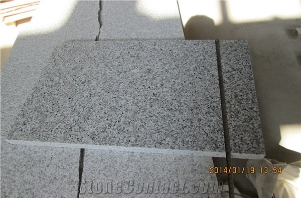 Popular G640 Bpolished China Luna Pearl White Granite Paving Slabs
