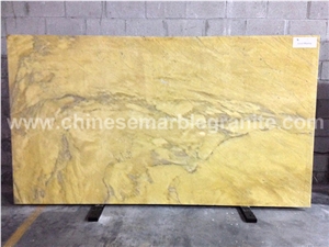 Synthetic Natural Tiger Skin Gold Yellow Marble Marble Floor Tile