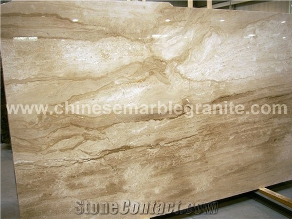 Yellow Mountains Veins Beige Marble Slabs