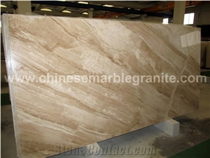 Yellow Mountains Veins Beige Marble Slabs