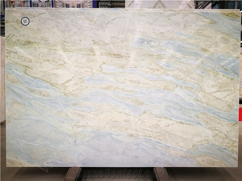 Changbai Blue Danube Marble Tiles and Slabs