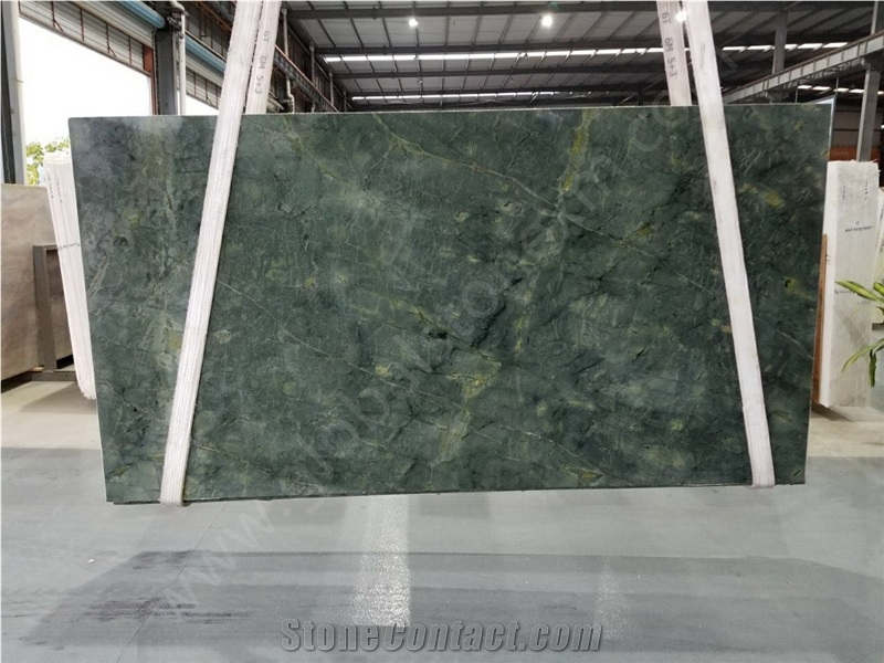 Peacock Green Marble Tiles Decorations