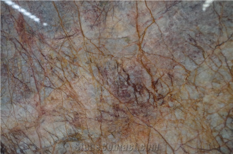 Violet Gold Marble Interior Decorations