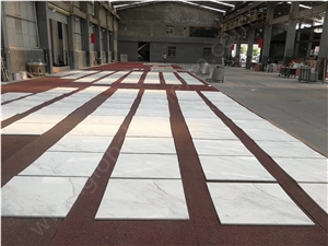Volakas White Marble Tiles and Slabs