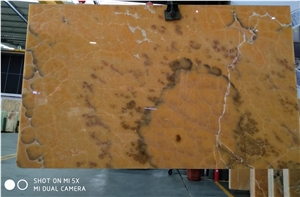 Backlit Translucent Agate Onyx Slabs & Tiles,Yellow Onyx Wall Covering