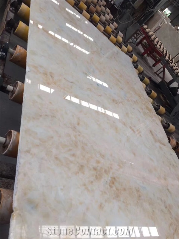 China White Ice Jade Slabs & Tiles,White Onyx Floor Tiles