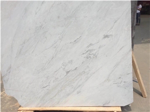 China White Marble,18mm Thk Cheap Marble,New Volacas Slabs Tiles