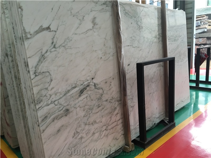 Emerald White Marble Slabs & Tiles,New Carrara White Marble Slabs