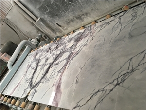 Milas New York Marble, Lilac Marlbe, Polished Marble Flooring Tiles
