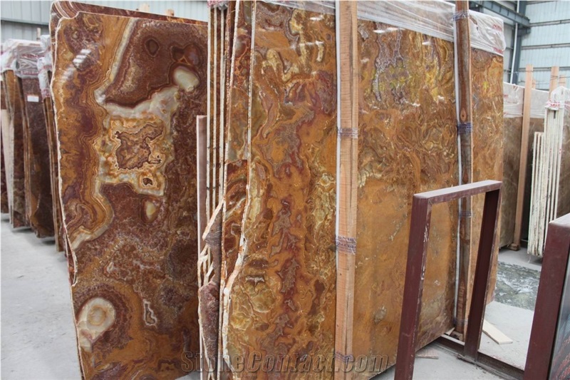 Natual Onyx South Africa Onyx Stone Flooring & Brown Onyx Wall Tiles