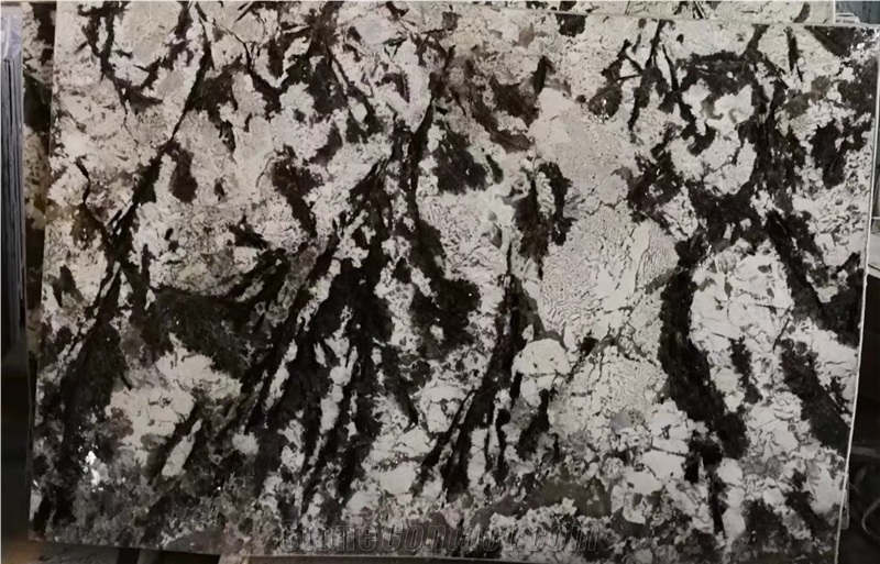 Natural Granite Slab Brazil Alpinus/ Patagonia/Snow Fox Granite