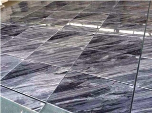 Outer Space Grey Marble Slab, Natural Grey Marble Pattern