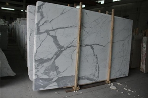 Snow Flake White,Statuario White Marble from Italy for Countertop,Tile