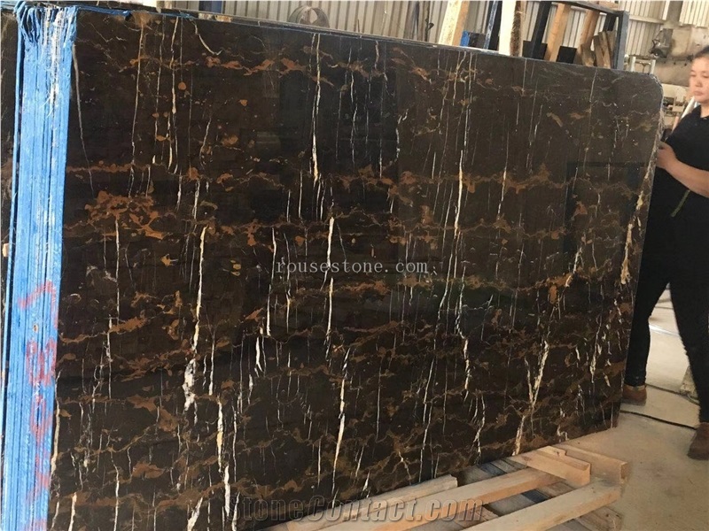 Michaelangelo Black Gold Ouro Negro Tp,Micheal Angelo Marble Slab&Tile