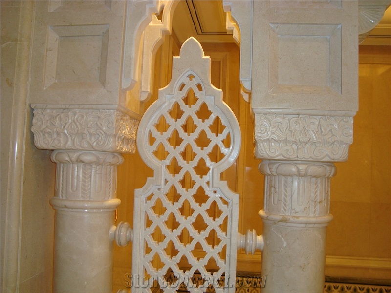 Carved Panels & Column Capital