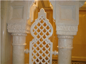 Carved Panels & Column Capital