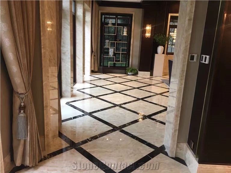 Malaysia Randy Beige Marble Tiles & Slab